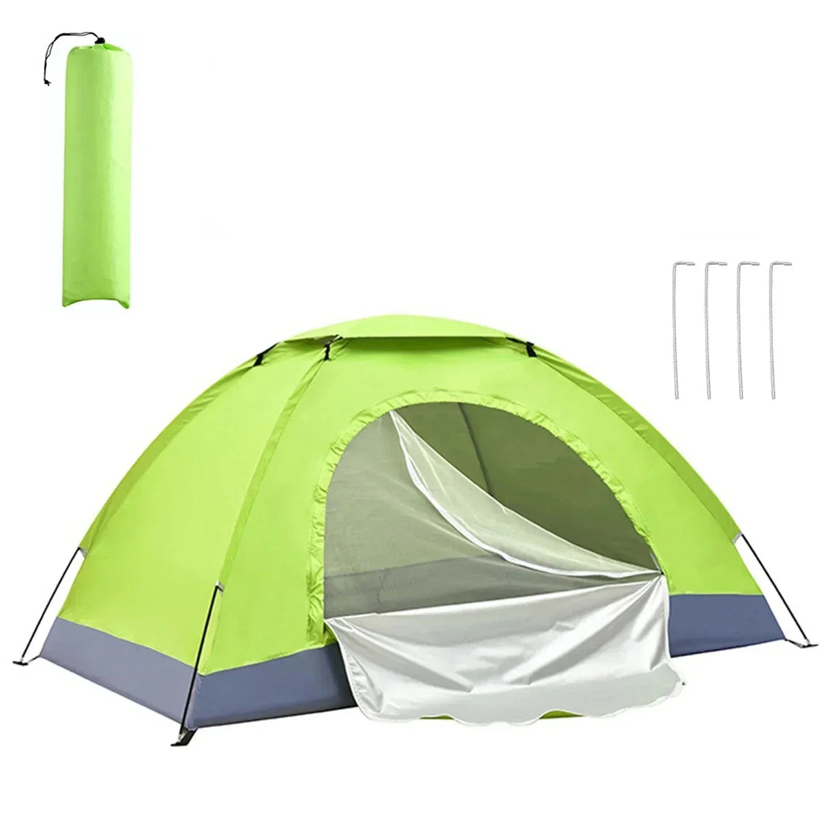 Ultralight Single Layer Camping Tent For Hiking & Travel