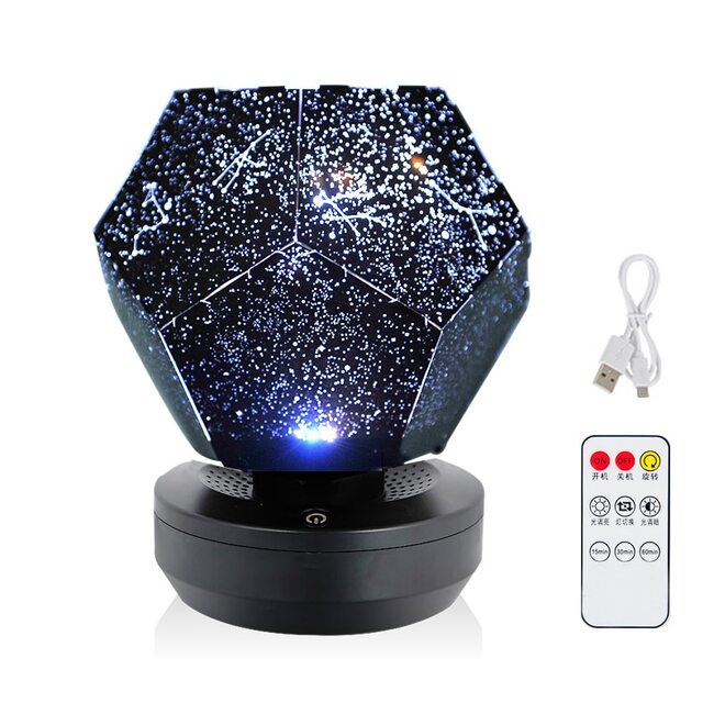 Galaxy Light Projector Nightlights Star Light Space Rechargeable Lamp for Decoration Bedroom Christmas Gift Children Night Light