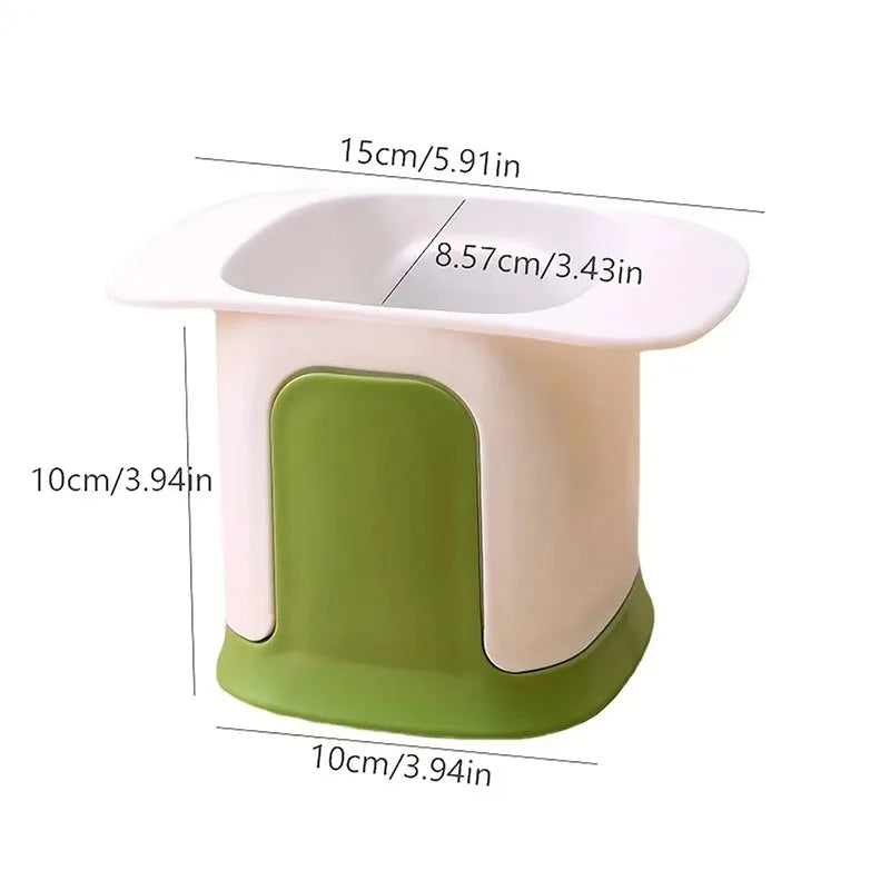 Multifunctional Vegetable Chopper – Onion Dicer & French Fries Slicer Kitchen Tool (White)