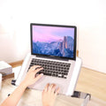 Adjustable Folding Laptop Desk with Cooler Fan