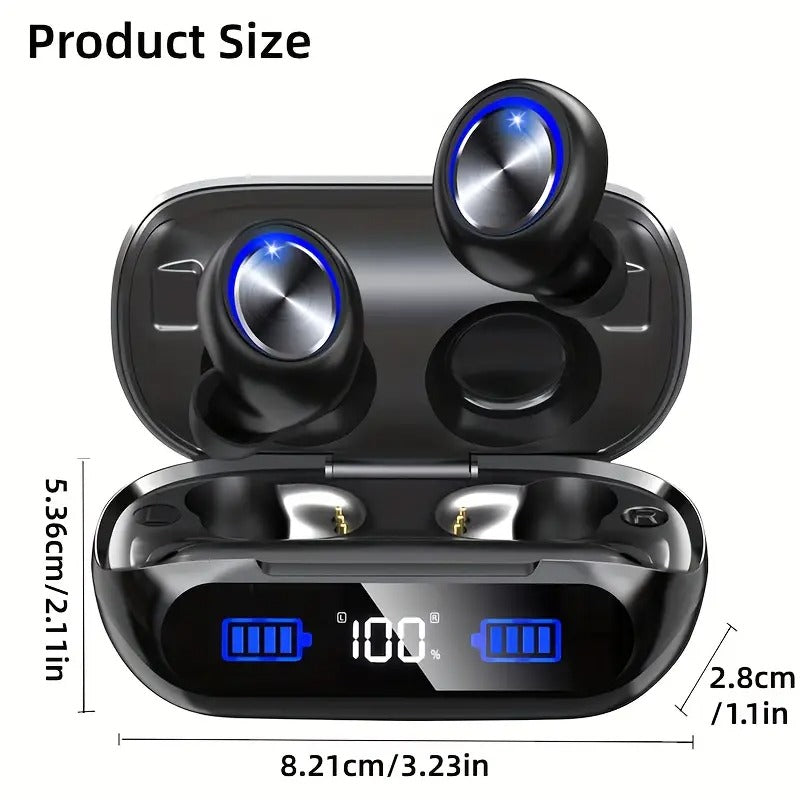 Wireless Earbuds Playtime Bluetooth 5.3 Noise Cancelling